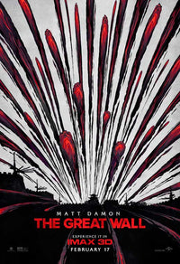 The Great Wall Movie Poster Print showcasing the majestic wall in a cinematic style.