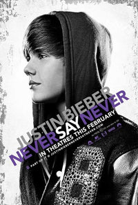 Justin Bieber Never Say Never Movie Poster Print
