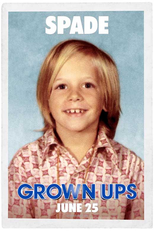 Grown Ups Movie Poster Print featuring fun and nostalgic artwork.