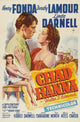 Chad Hanna Movie Poster Print showcasing classic cinema.