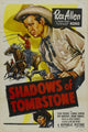 Shadows of Tombstone Movie Poster Print featuring western adventure theme.