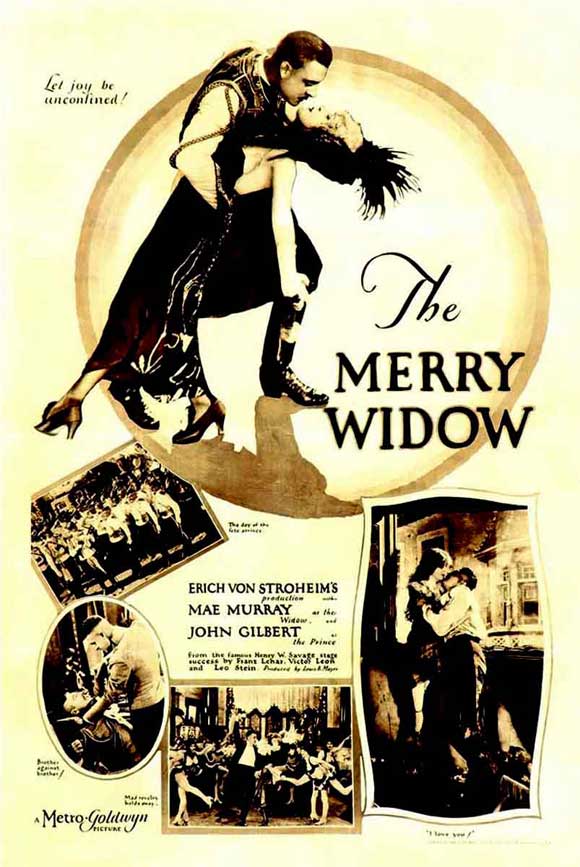 The Merry Widow Movie Poster Print showcasing classic cinema art.