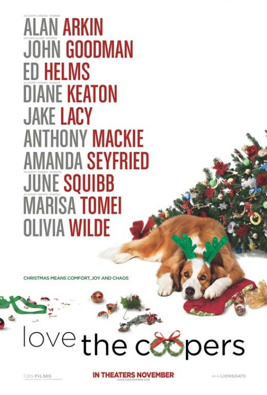 Love the Coopers Movie Poster Print showcasing holiday family charm.