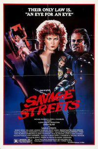 Savage Streets Movie Poster Print showcasing iconic film art.