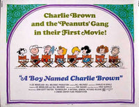 A Boy Named Charlie Brown Movie Poster Print featuring beloved Peanuts characters.