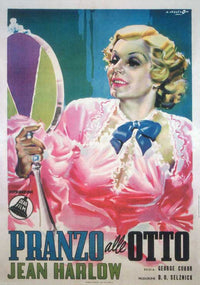 Dinner at Eight Movie Poster Print showcasing classic cinema art.