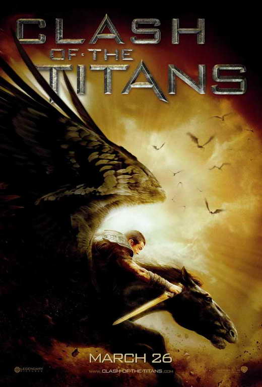 Clash of the Titans Movie Poster Print in vibrant colors, 11 x 17 size.