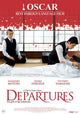 Departures Movie Poster Print showcasing emotional visual art.