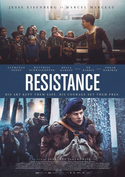 Resistance Movie Poster Print showcasing vivid cinematic artwork.