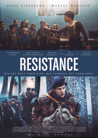Resistance Movie Poster Print showcasing vivid cinematic artwork.