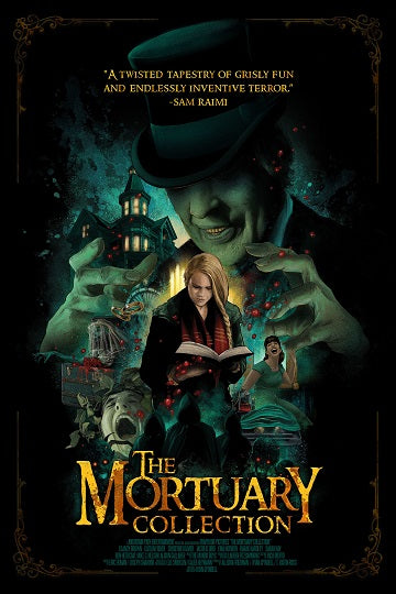 The Mortuary Collection Movie Poster Print featuring eerie visuals.