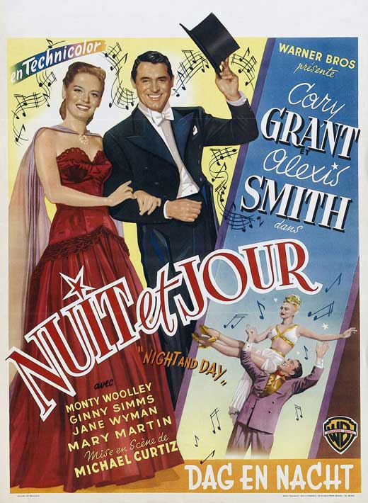 Night and Day Movie Poster Print showcasing duality of light and darkness.