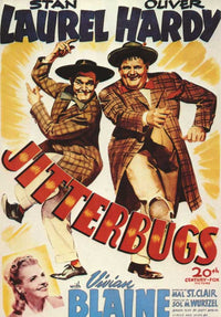 Jitterbugs Movie Poster Print showcasing classic cinema art.
