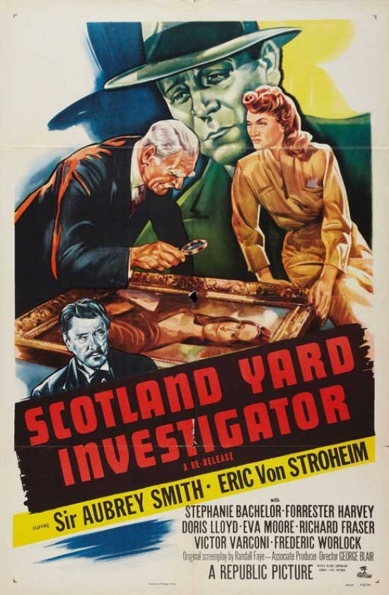 Scotland Yard Investigator Movie Poster Print showcasing detective themes
