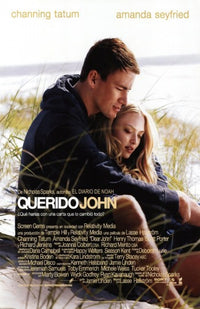 Dear John Spanish Style Movie Poster showcasing romantic imagery.