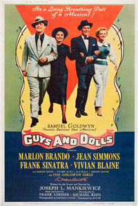 Guys and Dolls Movie Poster Print showcasing Broadway charm