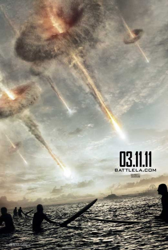 Battle: Los Angeles Movie Poster Print showcasing action-packed scenes.