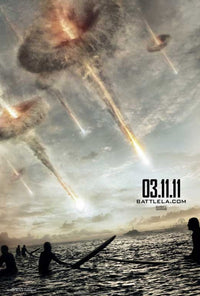 Battle: Los Angeles Movie Poster Print showcasing action-packed scenes.