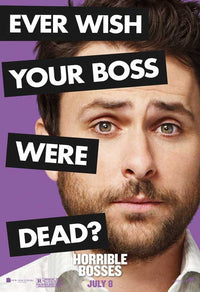 Horrible Bosses Movie Poster Print, classic comedy art.