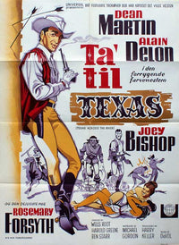 Texas Across the River Movie Poster Print - Classic Western Film Art
