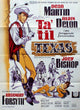 Texas Across the River Movie Poster Print - Classic Western Film Art