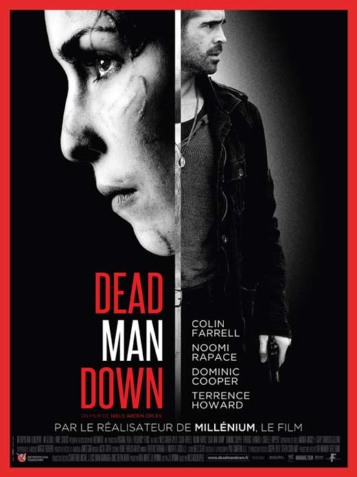Dead Man Down Movie Poster Print featuring dramatic imagery.