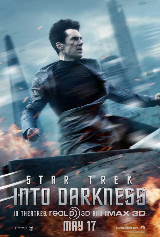 Star Trek Into Darkness Movie Poster Print showcasing iconic characters and visuals.