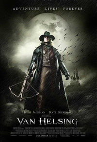 Van Helsing Movie Poster Print showcasing iconic horror imagery.