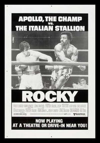 Rocky Movie Poster Print featuring iconic film artwork.
