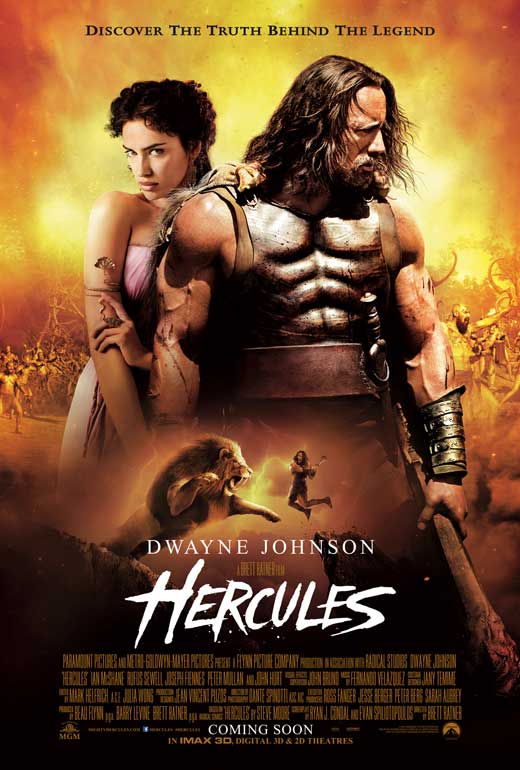 Hercules Movie Poster Print featuring classic Disney artwork.