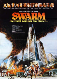 The Swarm Movie Poster Print featuring classic horror art.