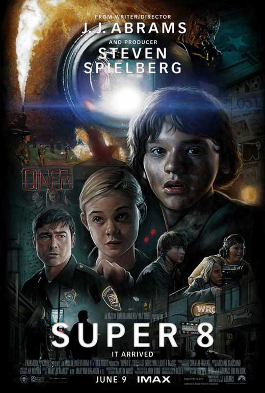 Super 8 Movie Poster Print showcasing classic film art.