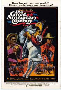 The Great American Cowboy Movie Poster Print showcasing Western culture.