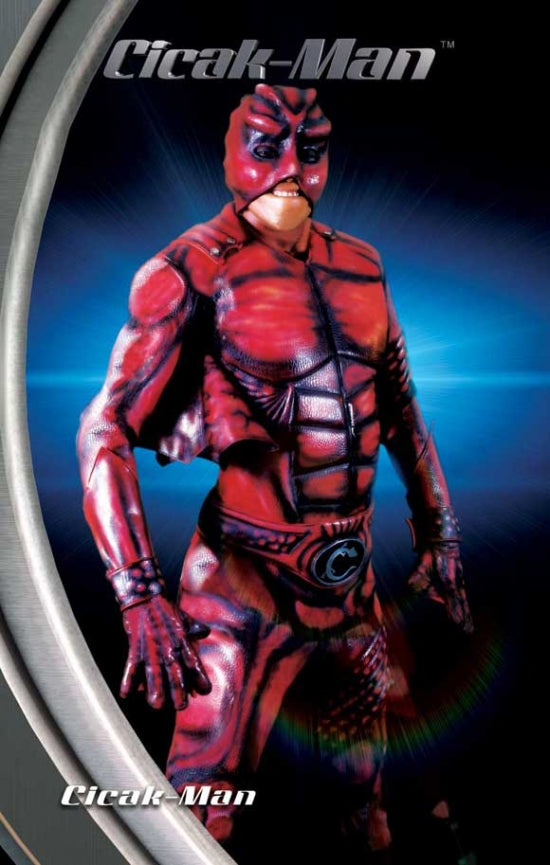Cicak-man movie poster print featuring vibrant artwork.
