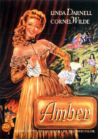 Forever Amber Movie Poster Print showcasing classic film art.