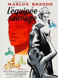 The Wild One Movie Poster Print showcasing classic film art.