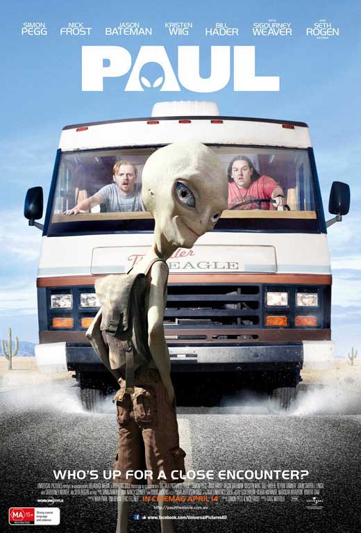 Paul Movie Poster Print featuring the iconic alien character.