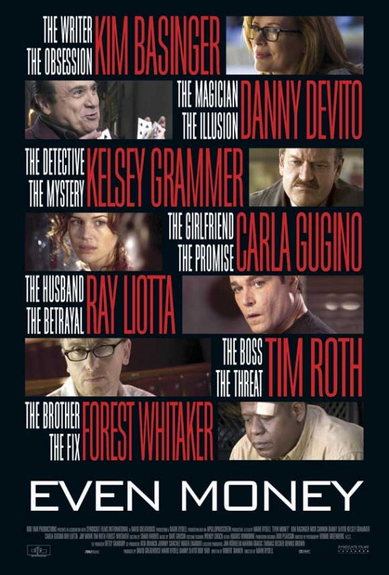 Even Money Movie Poster Print featuring vibrant artwork.