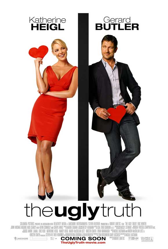 The Ugly Truth Movie Poster Print featuring romantic comedy theme.