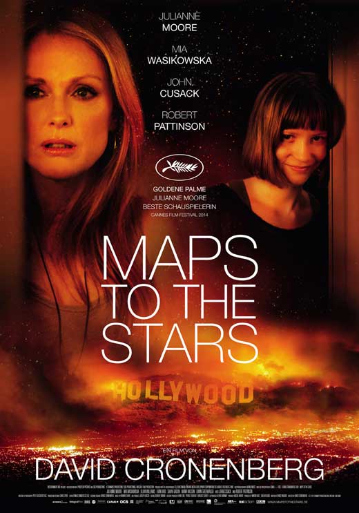 Maps to the Stars Movie Poster Print featuring cinematic art.