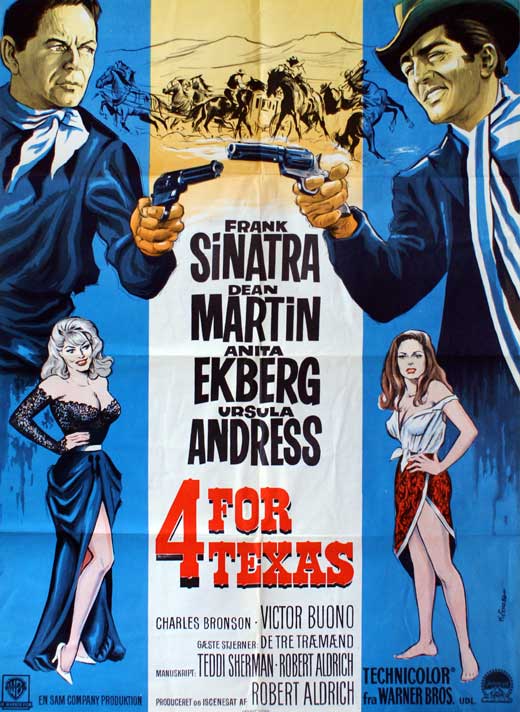 4 for Texas Movie Poster Print showcasing vibrant colors and classic design.