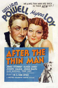 After the Thin Man Movie Poster Print showcasing classic cinema allure.