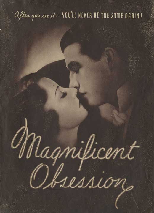 Magnificent Obsession Movie Poster Print showcasing classic cinema art.