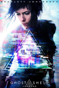 Ghost in the Shell Movie Poster Print featuring iconic animated visuals.