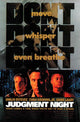 Judgment Night Movie Poster Print featuring dramatic cinematic art.