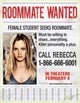 The Roommate Movie Poster Print showcasing suspenseful design.
