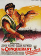 The Conqueror Movie Poster Print showcasing classic cinema art.