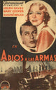A Farewell to Arms Movie Poster Print showcasing vibrant colors and dramatic imagery.