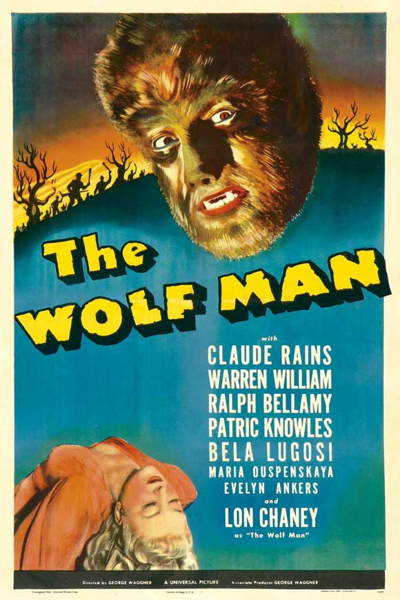 The Wolf Man Movie Poster Print (27x40) | Posterazzi
