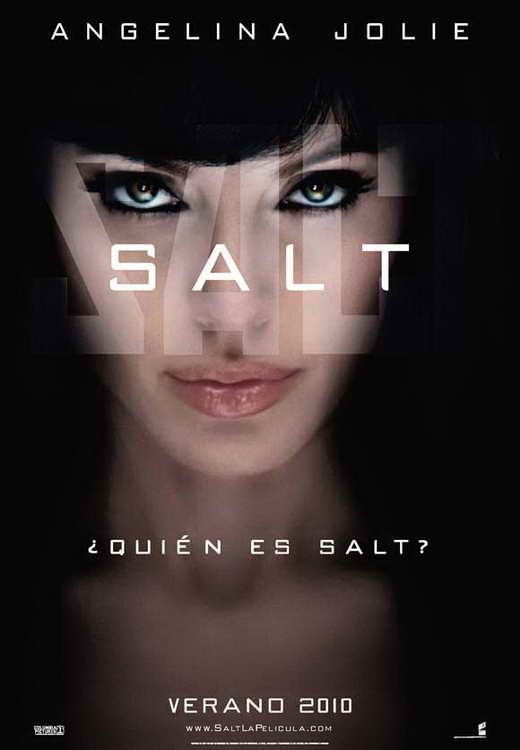 Salt Movie Poster Print featuring thrilling espionage imagery.